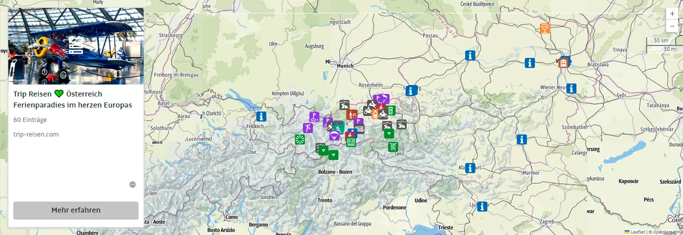 Burgenland - alle Infos auf Trip Burgenland  - alles auf einer Karte