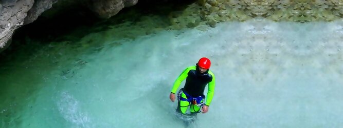 Trip Burgenland - Canyoning - Die Hotspots für Rafting und Canyoning. Abenteuer Aktivität in der Tiroler Natur. Tiefe Schluchten, Klammen, Gumpen, Naturwasserfälle.
