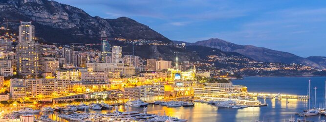 Trip Burgenland Feriendestination Monaco - Genießen Sie die Fahrt Ihres Lebens am Steuer eines feurigen Lamborghini oder rassigen Ferrari. Starten Sie Ihre Spritztour in Monaco und lassen Sie das Fürstentum unter den vielen bewundernden Blicken der Passanten hinter sich. Cruisen Sie auf den wunderschönen Küstenstraßen der Côte d’Azur und den herrlichen Panoramastraßen über und um Monaco. Erleben Sie die unbeschreibliche Erotik dieses berauschenden Fahrgefühls, spüren Sie die Power & Kraft und das satte Brummen & Vibrieren der Motoren. Erkunden Sie als Pilot oder Co-Pilot in einem dieser legendären Supersportwagen einen Abschnitt der weltberühmten Formel-1-Rennstrecke in Monaco. Nehmen Sie als Erinnerung an diese Challenge ein persönliches Video oder Zertifikat mit nach Hause. Die beliebtesten Orte für Ferien in Monaco, locken mit besten Angebote für Hotels und Ferienunterkünfte mit Werbeaktionen, Rabatten, Sonderangebote für Monaco Urlaub buchen.